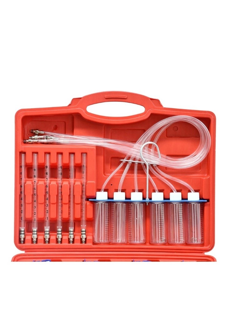 Diesel Injector Leak Back Tester Kit - Flow Test Set with Adapters for Bosch, Delphi, Denso, Siemens Common Rail - Image 4